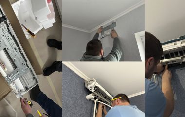 Монтаж кондиціонерів (приватний будинок, Хотів) під ключ