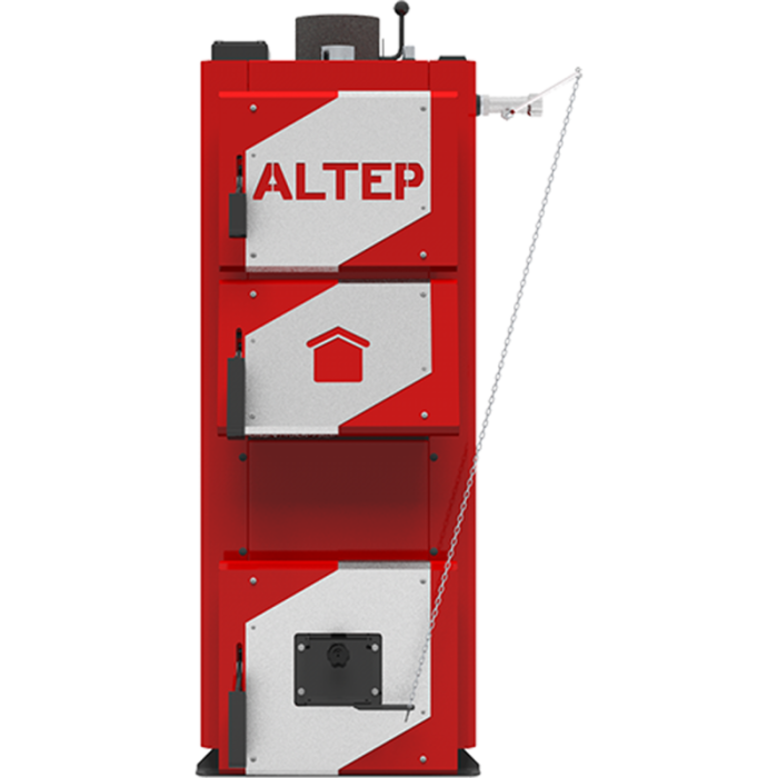 Котел твердопаливний Altep Classic Plus 12 кВт (механіка, автоматика)