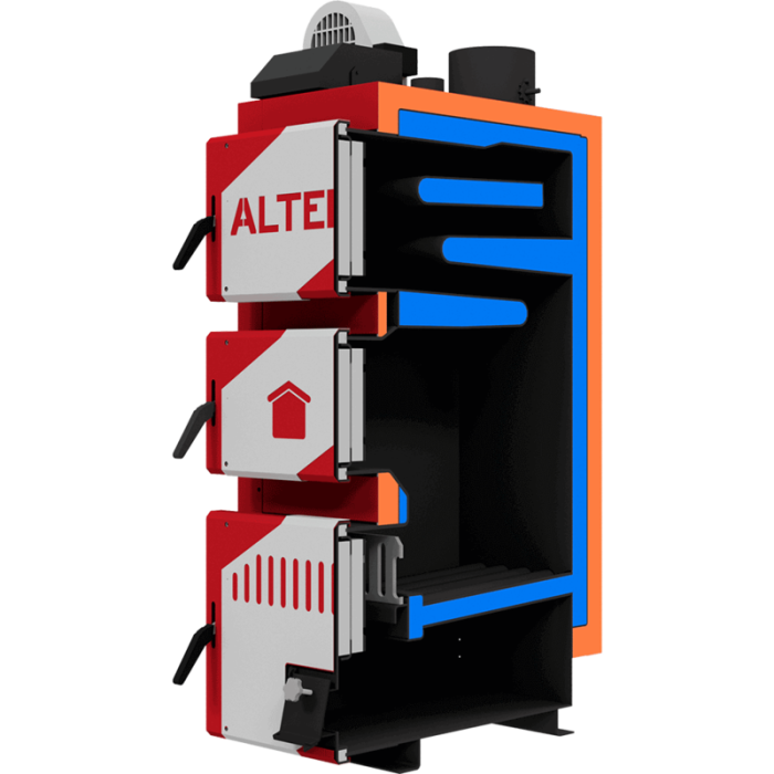 Твердопаливний котел Altep Classic Plus 30 кВт (механіка, автоматика)